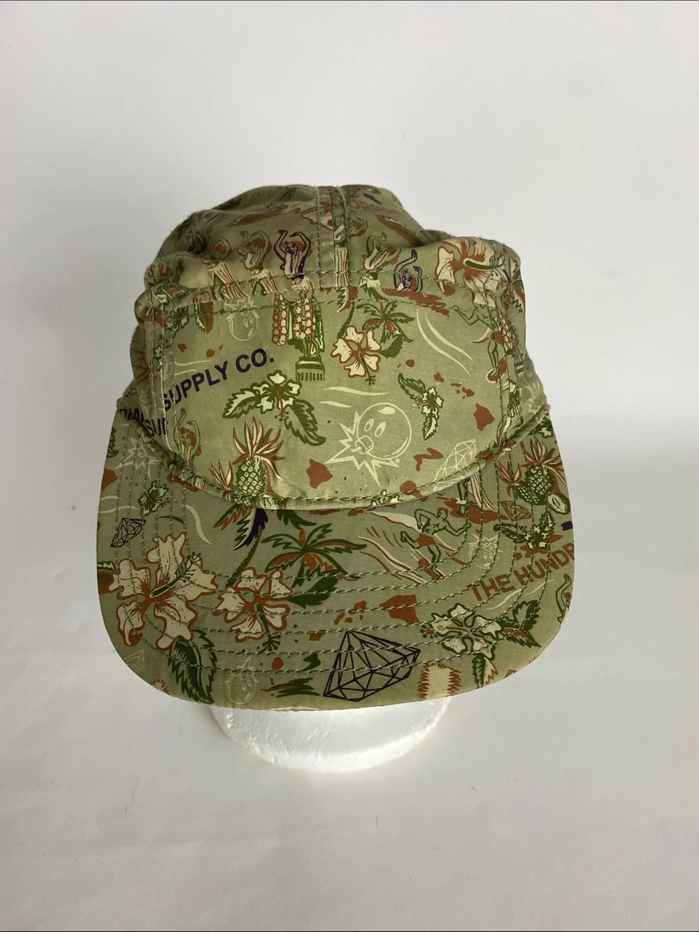 The hundreds x Diamond Supply Hawaiian Hat Strap back Cap Men